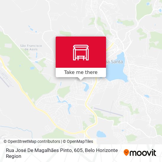 Rua José De Magalhães Pinto, 605 map