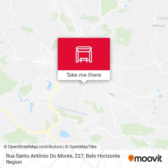 Rua Santo Antônio Do Monte, 227 map