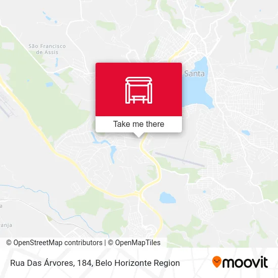Rua Das Árvores, 184 map