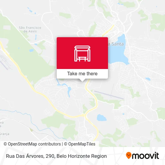 Rua Das Árvores, 290 map