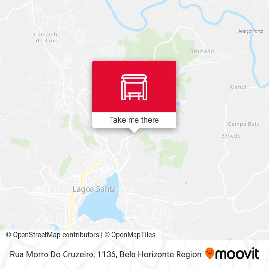 Rua Morro Do Cruzeiro, 1136 map