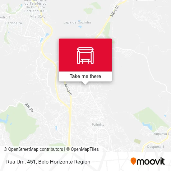 Rua Um, 451 map