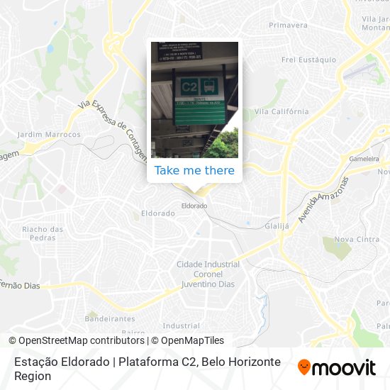 Estação Eldorado | Plataforma C2 map