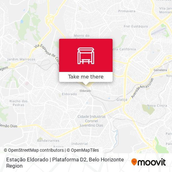 Estação Eldorado | Plataforma D2 map