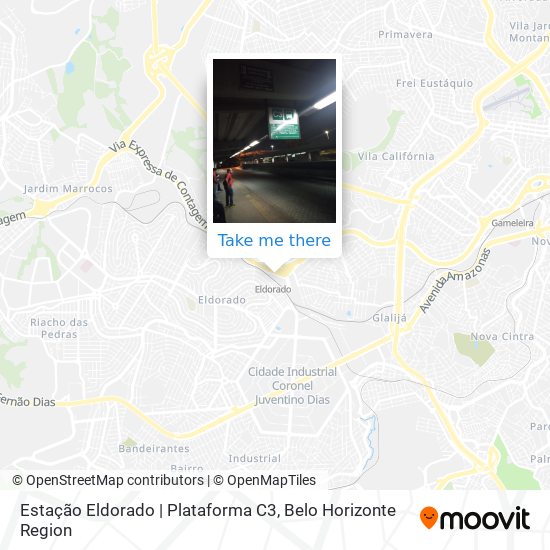 Estação Eldorado | Plataforma C3 map