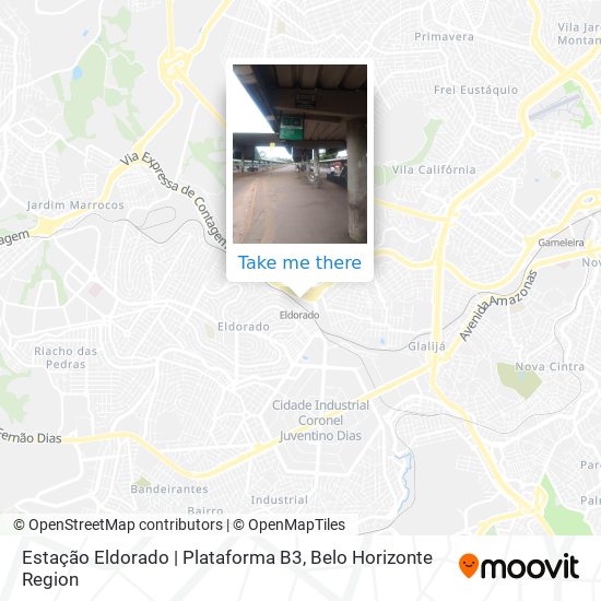 Estação Eldorado | Plataforma B3 map