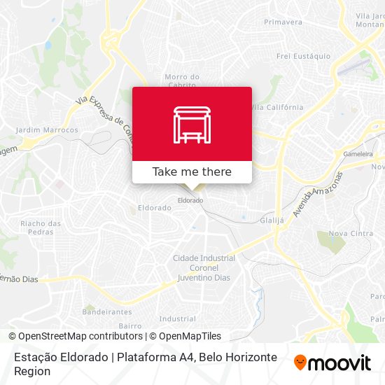 Estação Eldorado | Plataforma A4 map