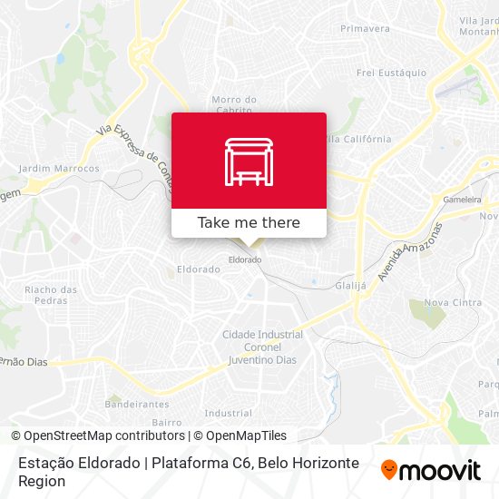 Estação Eldorado | Plataforma C6 map