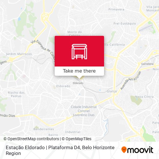 Estação Eldorado | Plataforma D4 map