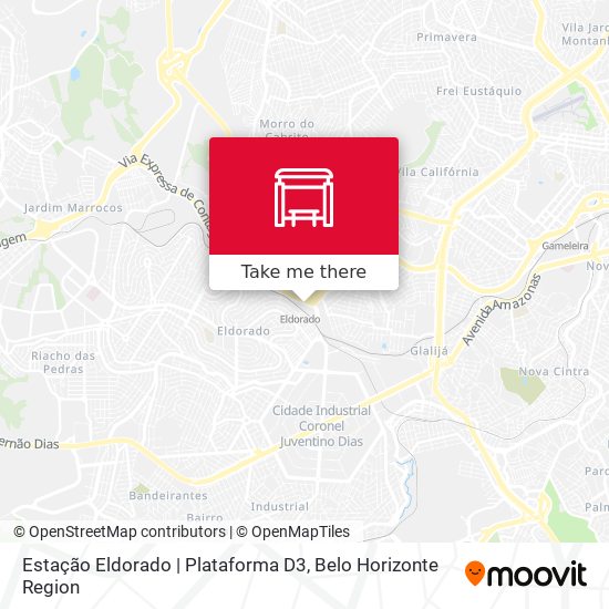Estação Eldorado | Plataforma D3 map