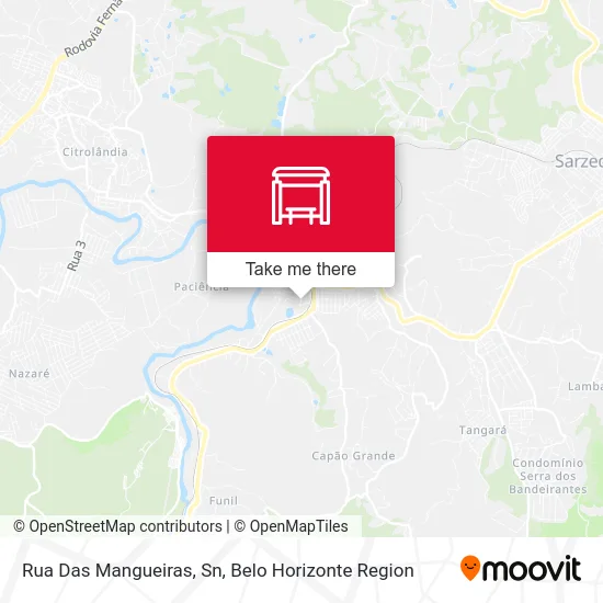 Rua Das Mangueiras, Sn map