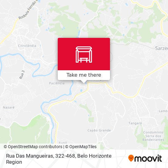 Rua Das Mangueiras, 322-468 map