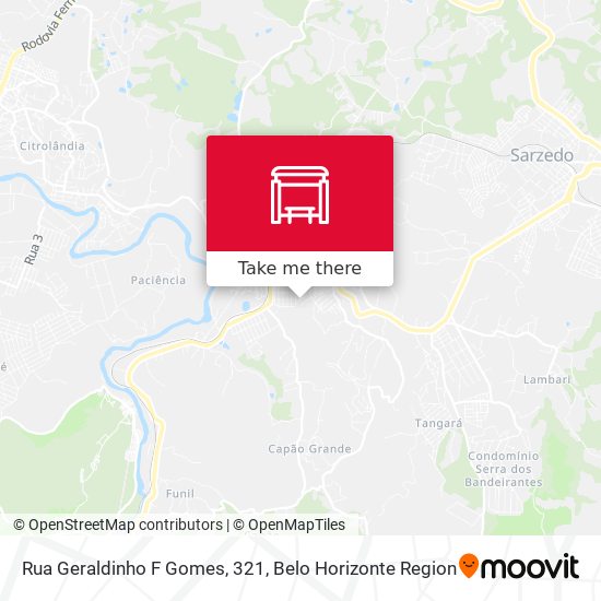 Rua Geraldinho F Gomes, 321 map
