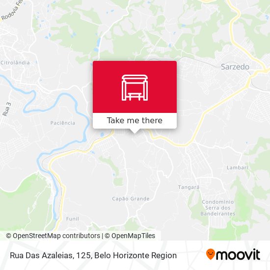 Rua Das Azaleias, 125 map