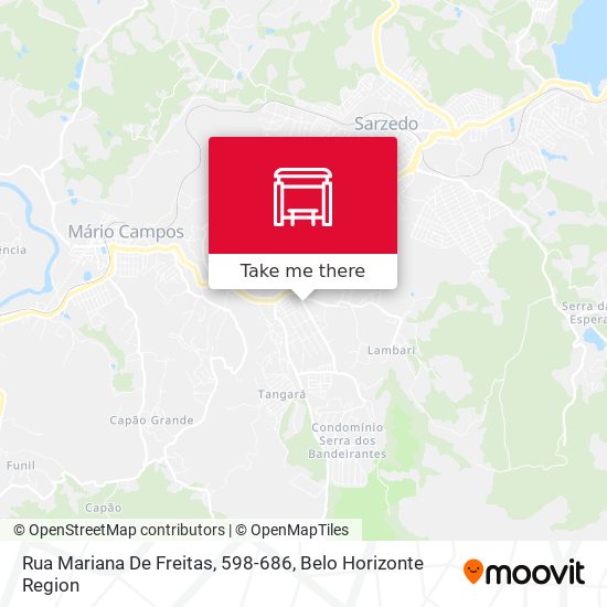 Rua Mariana De Freitas, 598-686 map