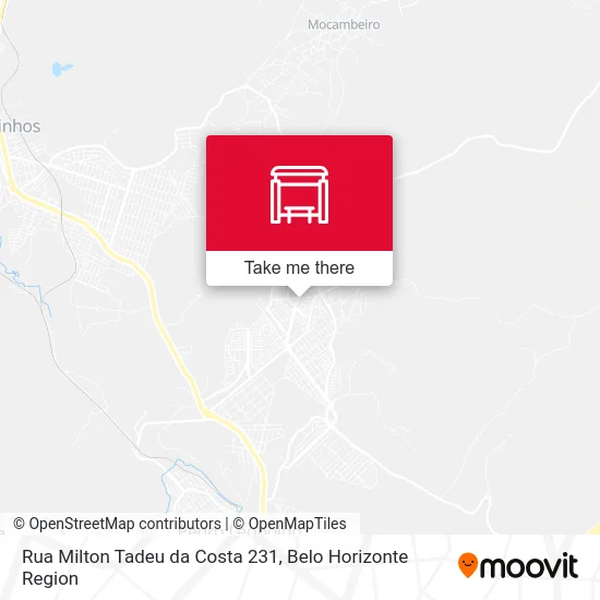 Rua Milton Tadeu da Costa 231 map