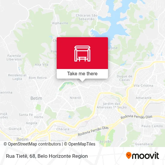 Rua Tietê, 68 map