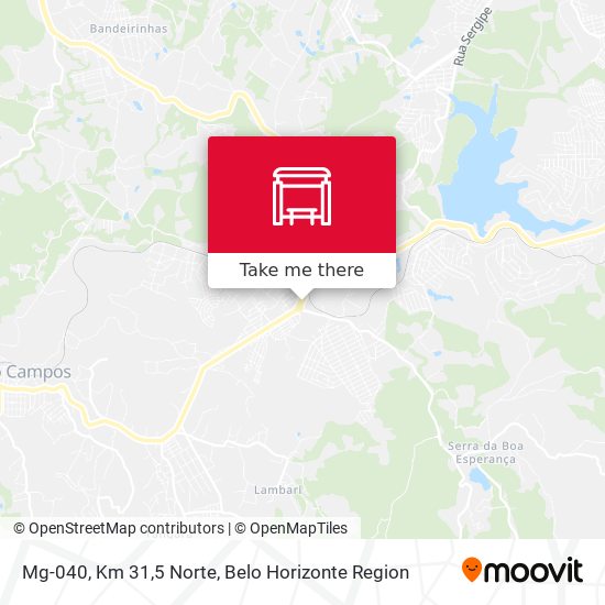 Mg-040, Km 31,5 Norte map
