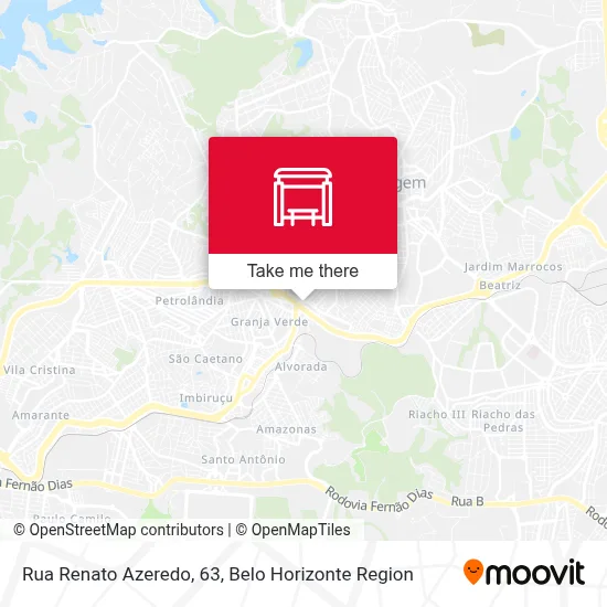 Rua Renato Azeredo, 63 map