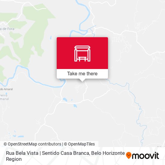 Rua Bela Vista | Sentido Casa Branca map