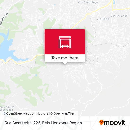 Rua Cassiterita, 225 map