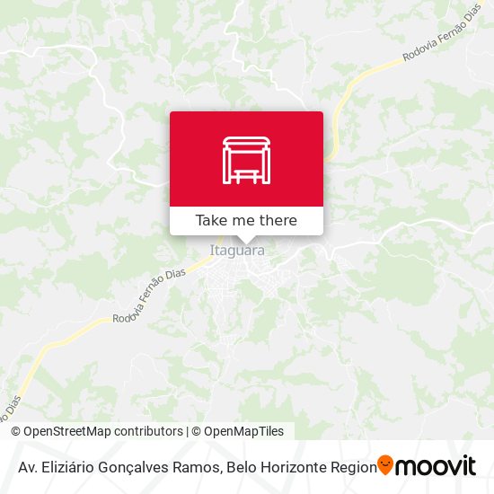 Mapa Av. Eliziário Gonçalves Ramos