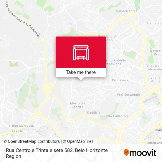 Rua Centro e Trinta e sete 582 map