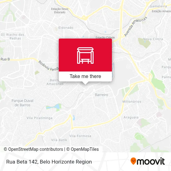 Rua Beta 142 map