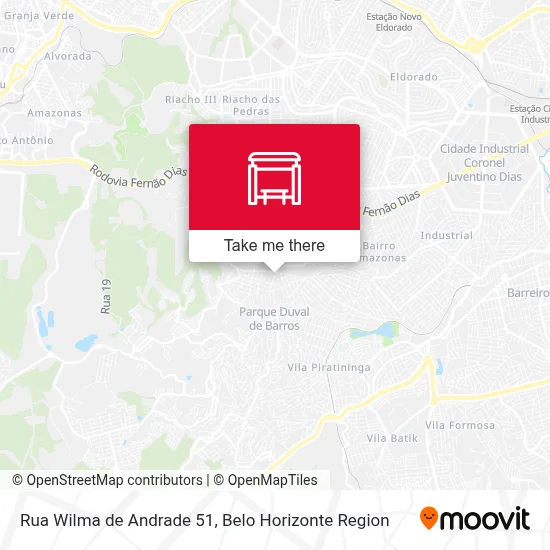 Rua Wilma de Andrade 51 map