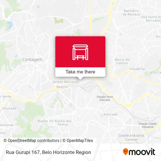 Rua Gurupi 167 map