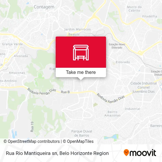 Rua Rio Mantiqueira sn map