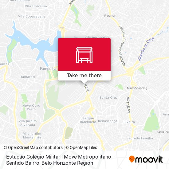 Estação Colégio Militar | Move Metropolitano - Sentido Bairro map