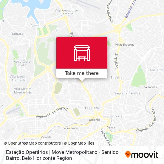 Estação Operários | Move Metropolitano - Sentido Bairro map