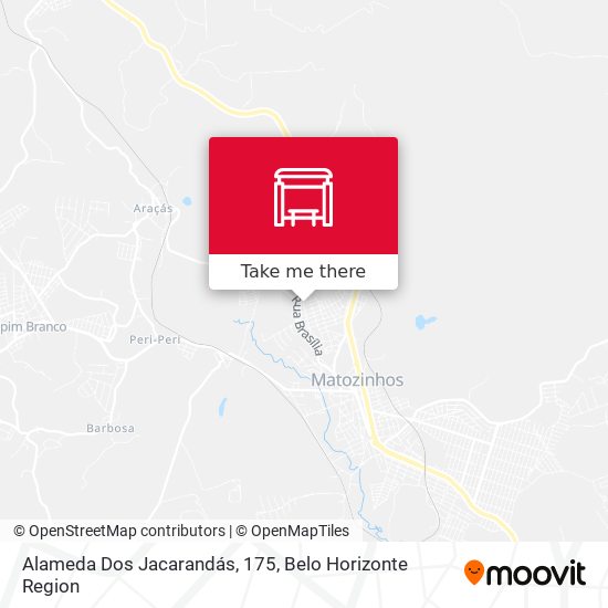 Alameda Dos Jacarandás, 175 map