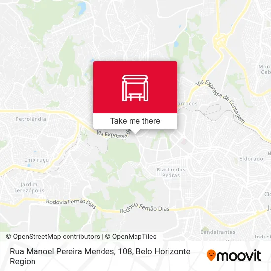 Rua Manoel Pereira Mendes, 108 map