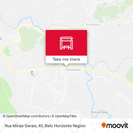 Rua Minas Gerais, 40 map