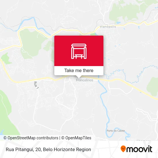 Rua Pitangui, 20 map