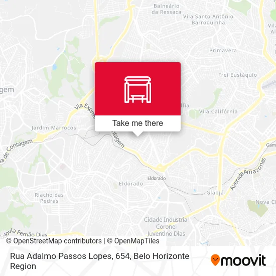 Rua Adalmo Passos Lopes, 654 map