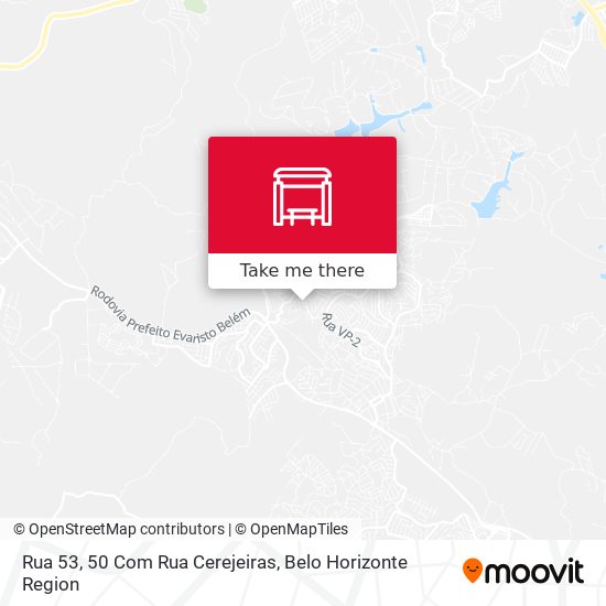 Rua 53, 50 Com Rua Cerejeiras map