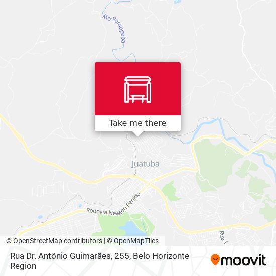 Rua Dr. Antônio Guimarães, 255 map