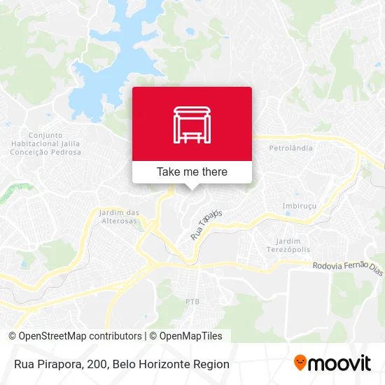 Rua Pirapora, 200 map