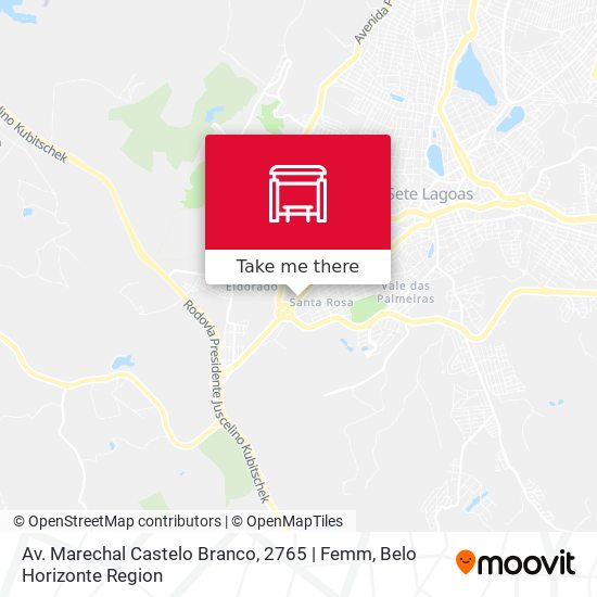 Av. Marechal Castelo Branco, 2765 | Femm map