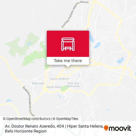 Av. Doutor Renato Azeredo, 404 | Hiper Santa Helena map