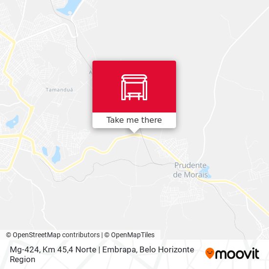 Mg-424, Km 45,4 Norte | Embrapa map