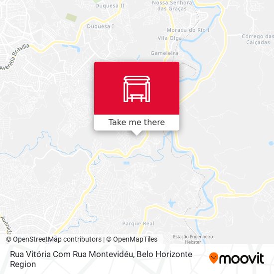 Mapa Rua Vitória Com Rua Montevidéu