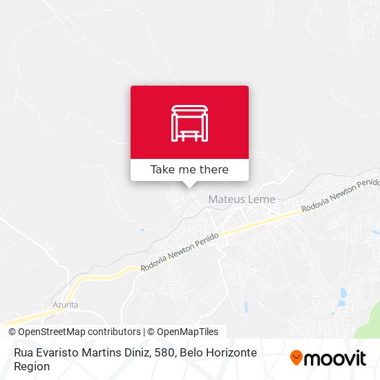 Rua Evaristo Martins Diniz, 580 map
