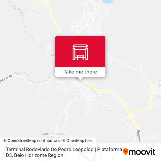 Terminal Rodoviário De Pedro Leopoldo | Plataforma D3 map
