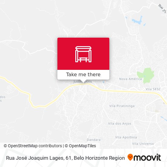 Mapa Rua José Joaquim Lages, 61