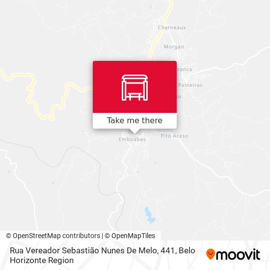Rua Vereador Sebastião Nunes De Melo, 441 map