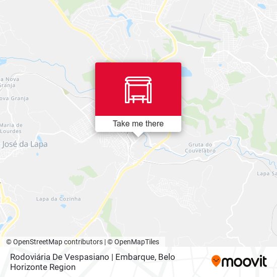 Rodoviária De Vespasiano | Embarque map